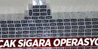 Kaçak sigara operasyonu!