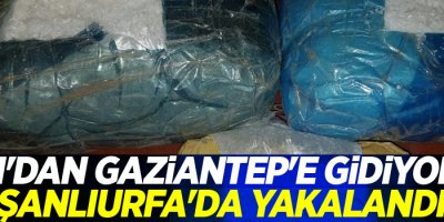 Van'dan Gaziantep'e gidiyordu, Şanlıurfa'da yakalandı