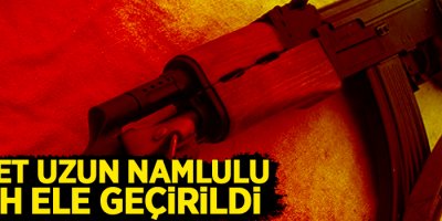 Toprağa gömülü 2 adet uzun namlulu silah ele geçirildi