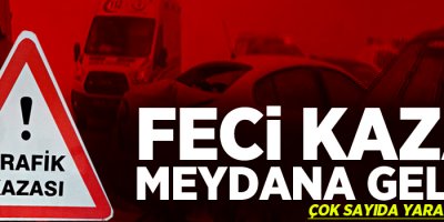 Zincirleme trafik kazası: 15 yaralı