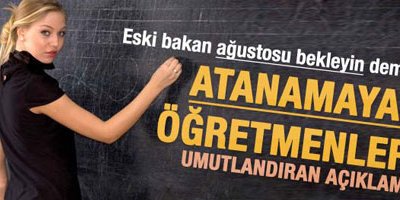 Çelik'ten öğretmenlere atama açıklaması