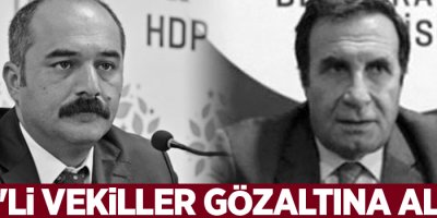 HDP'li vekiller gözaltına alındı