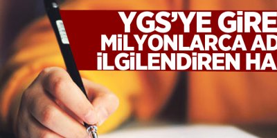 ÖSYM'den YGS'ye girenler için yeni açıklama
