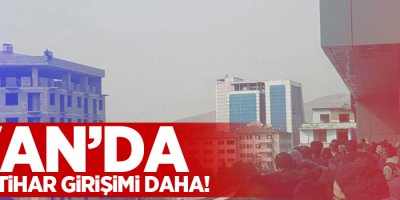 Van'da bir intihar girişimi daha!