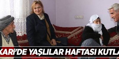 Hakkari'de yaşlılar haftası kutlandı
