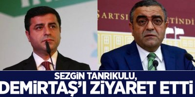 Sezgin Tanrıkulu, Selahattin Demirtaş’ı ziyaret etti
