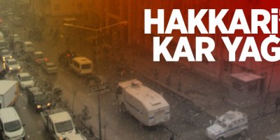 Hakkari’de kar yağışı
