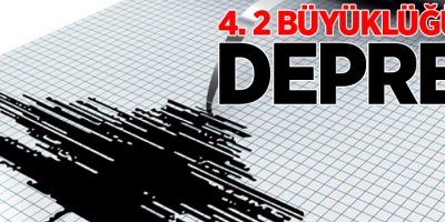 4. 2 büyüklüğünde deprem
