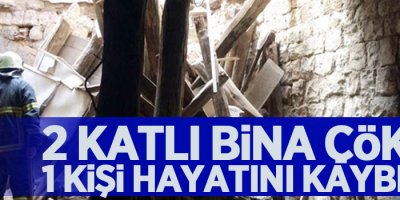 İki katlı bina çöktü: Ölü ve yaralılar var