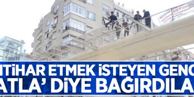 İntihar Girişiminde Bulunan Gence Yolcular 'Atla' Diye Bağırdı