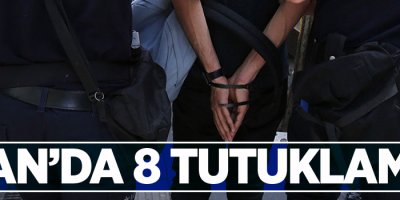Van'da 8 tutuklama!