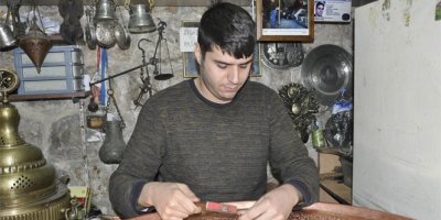 3 bin yıllık bakırcılık mesleğini aşkla yaşatıyor