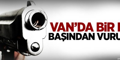 Van'da Bir kişi başından vuruldu