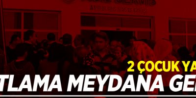 Patlama meydana geldi: 2 çocuk ağır yaralandı