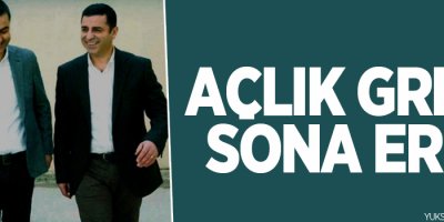 Açlık grevi sona erdi
