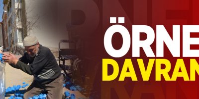 Mavi kapak toplayan dede torun, 88. tekerlekli sandalye aldı