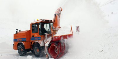 Erzurum’da karla mücadele