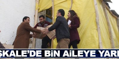 Başkale'de bin aileye yardım
