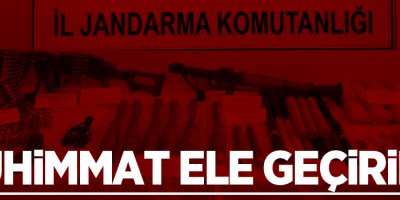 Çok sayıda mühimmat ele geçirildi