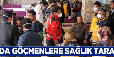 Van'da göçmenlere sağlık taraması