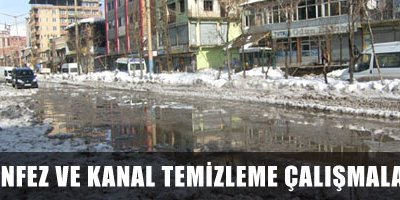 Menfez ve kanal temizleme çalışmaları