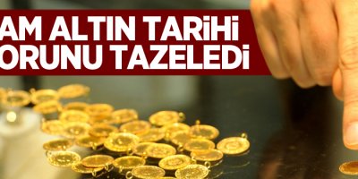 Gram altın tarihi rekorunu tazeledi
