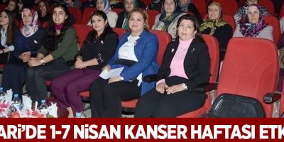 Hakkari'de Kanser Haftası etkinliği