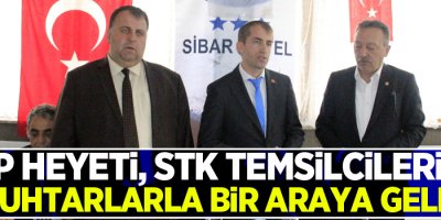 CHP heyeti, STK temsilcileri ve muhtarlarla bir araya geldi