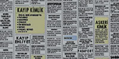 Zayi ilanları tarih oluyor
