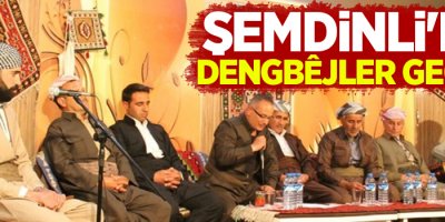 Şemdinli'de dengbêjler gecesi