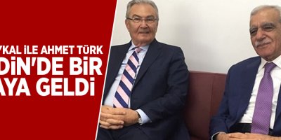 Deniz Baykal ile Ahmet Türk Mardin'de bir araya geldi