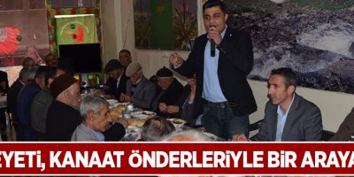 HDP heyeti, kanaat önderleriyle bir araya geldi