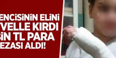 Öğrencisinin elini cetvelle kıran öğretmene 3 bin TL para cezası