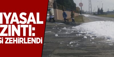 Tekirdağ'da kimyasal sızıntı: 40 kişi zehirlendi