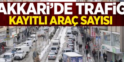 İşte Hakkari'de trafiğe kayıtlı araç sayısı