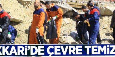 Hakkari’de çevre temizliği