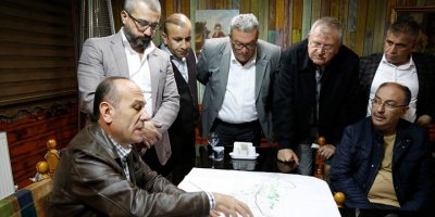 Kaşıkçı, ihaleyi alan firma yetkilileri ile bir araya geldi