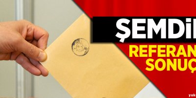 Şemdinli Referandum (seçim) sonuçları
