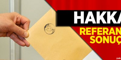 Hakkari Referandum (seçim) sonuçları