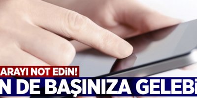 IMEI numarısını not edin