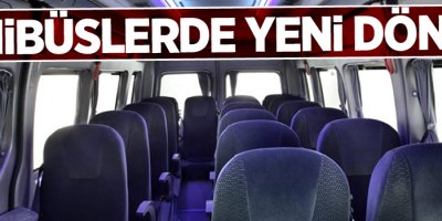 Minibüslerde yeni dönem