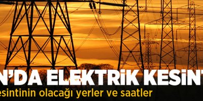 Van'da elektrik kesintisi uygulanacak