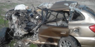 Feci kaza: 2 ölü 3 yaralı