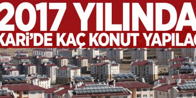 Hakkari'de kaç konut yapılacak? TOKİ Başkanından açıklama geldi