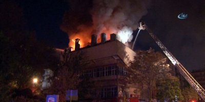 Başkent sabaha alevlerle uyandı