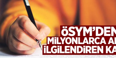 KDK ve ÖSYM öğrencilerin mağduriyeti konusunda çözüme gitti