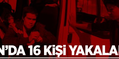 Van Başkale'de 16 kaçak mülteci yakalandı