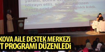 Yüksekova aile destek merkezi mevlid programı düzenledi