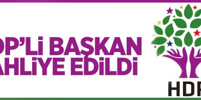 HDP'li başkan tahliye edildi