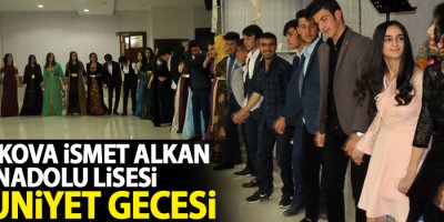 Yüksekova İsmet Alkan Anadolu Lisesi'nin Mezuniyet Gecesi
